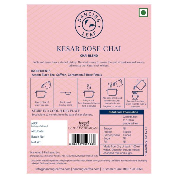 Kesar Rose Chai - Image 3